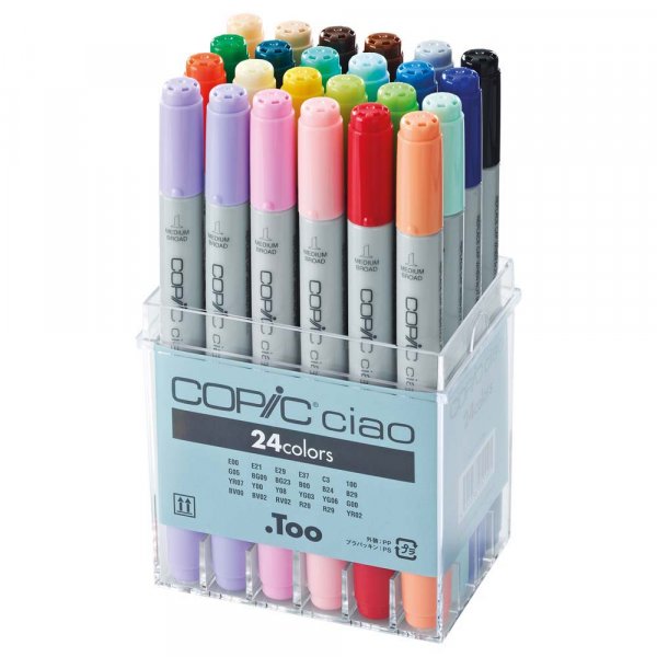 Copic Ciao set - 24 pennen - Basiskleuren