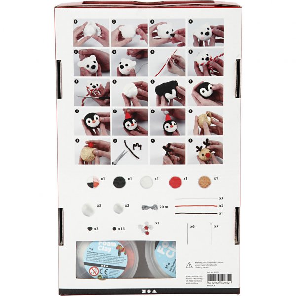 Knutselset - Decoratieballen - Pooldieren Knutselset - Decoratieballen - Pooldieren