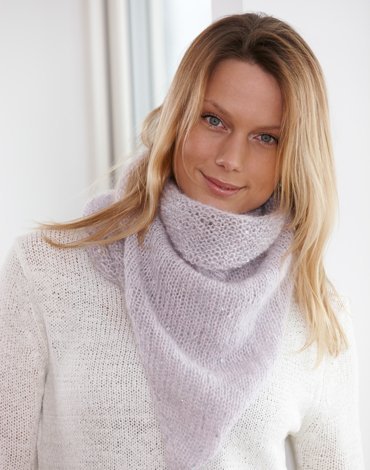 Breipatroon - Gebreide omslagdoek Breipatroon - Gebreide omslagdoek