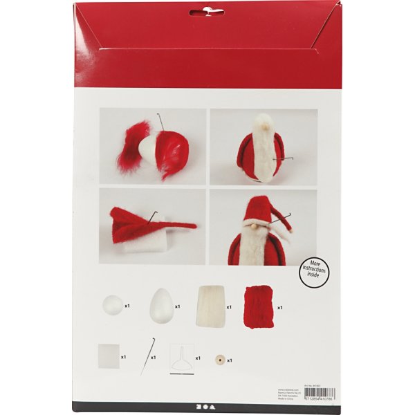 Knutselset - Naaldvilte Kerstman Knutselset - Naaldvilte Kerstman