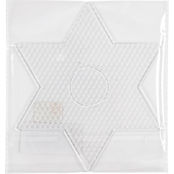 Parelbordjes - helder - stervorm Parelbordjes - helder - stervorm