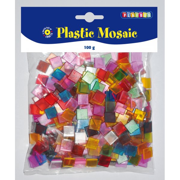 Kunststof mozaek 10x10 mm