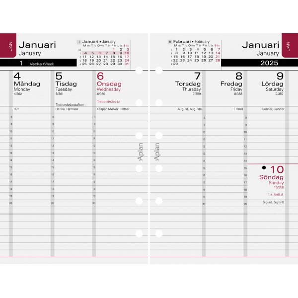 Systeemkalender - Pocket Executive - Almanacksfrlaget