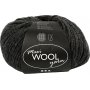 Wolgaren - donkergrijs gemleerd - 100 gr