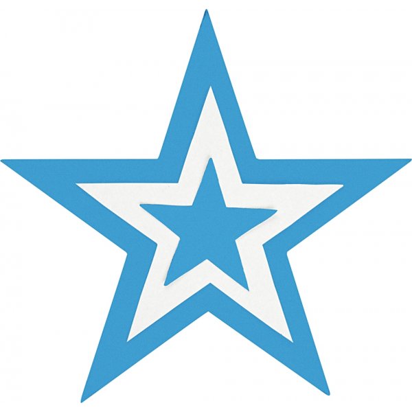 Laag-op-laag ponsen - Ster - 3 st Laag-op-laag ponsen - Ster - 3 st