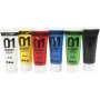 Schoolverf - Acryl - standaardkleuren - glanzend - 6 x 20 ml