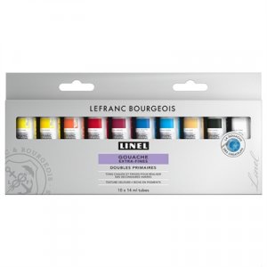 Gouacheset Fijn L&B 14 ml - 10 Flessen Gouacheset Fijn L&B 14 ml - 10 Flessen