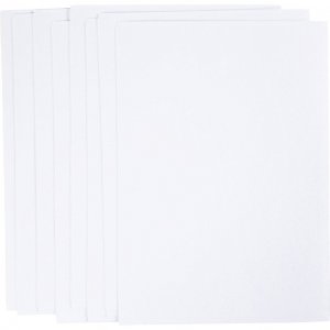 Wateroplosbare borduurvellen A5 wit, 24 vellen Wateroplosbare borduurvellen A5 wit, 24 vellen