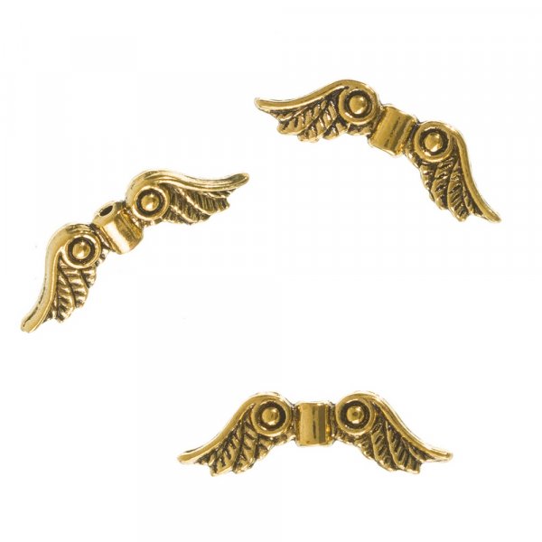 Vleugelparels - goud