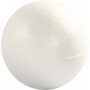 Piepschuim bollen - wit - 7 cm - 5 st