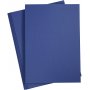 Gekleurd karton - donkerblauw - A4 - 180 gr - 20 vellen