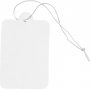Etiketten in stevig karton - 25 x 40 mm - wit - 100 st