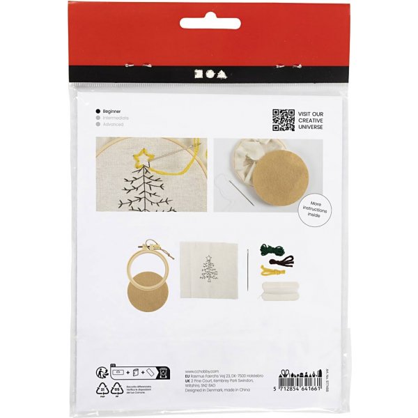 Mini DIY Kit Borduren - Kerstboom Mini DIY Kit Borduren - Kerstboom