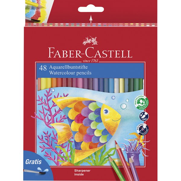 Aquarelpotlodenset - Faber-Castell - 48 delig