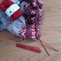 Klant imago Breinaalden zonder knop "Rood" - 20 cm/4,5 mm
