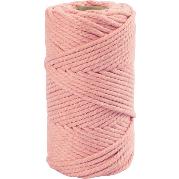 Macramegaren - roze - Ø4 mm - 55 m Macramegaren - roze - Ø4 mm - 55 m