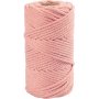 Macramegaren - roze - 4 mm - 55 m