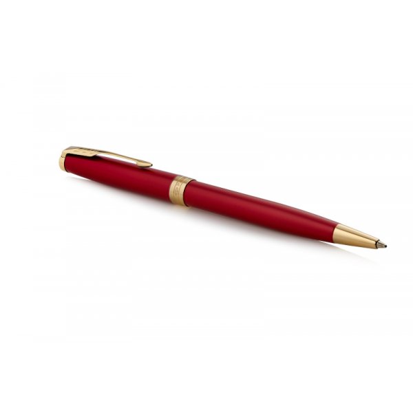 Balpen Parker - Sonnet Red Lacquer - GT Balpen - Medium zwart