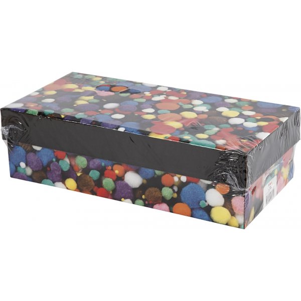 Pompons - gemengde kleuren - 200 g Pompons - gemengde kleuren - 200 g