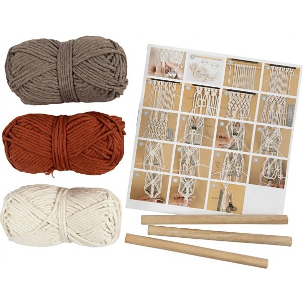 DIY Kit Macrame - Verkeerslichten DIY Kit Macrame - Verkeerslichten
