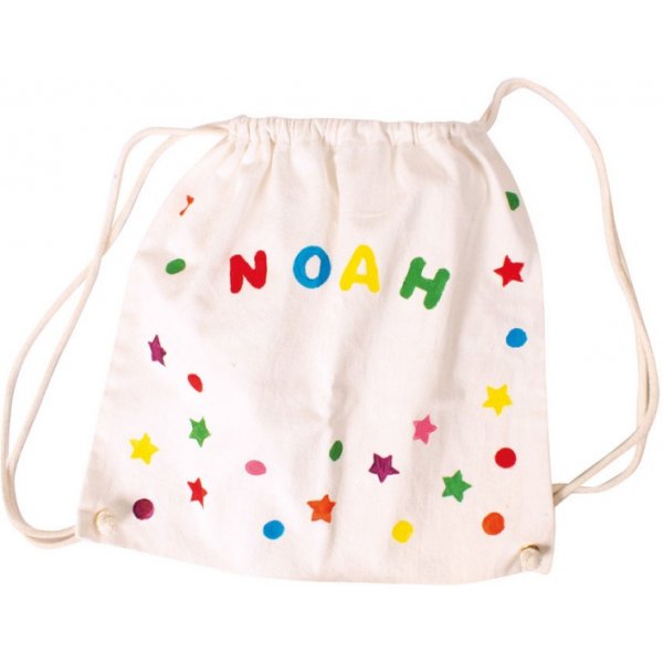 Gymtas 35 x 34 cm, 5 stuks, 100% katoen Gymtas 35 x 34 cm, 5 stuks, 100% katoen