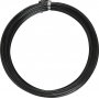 Aluminiumdraad - 2 mm - zwart - 10 m