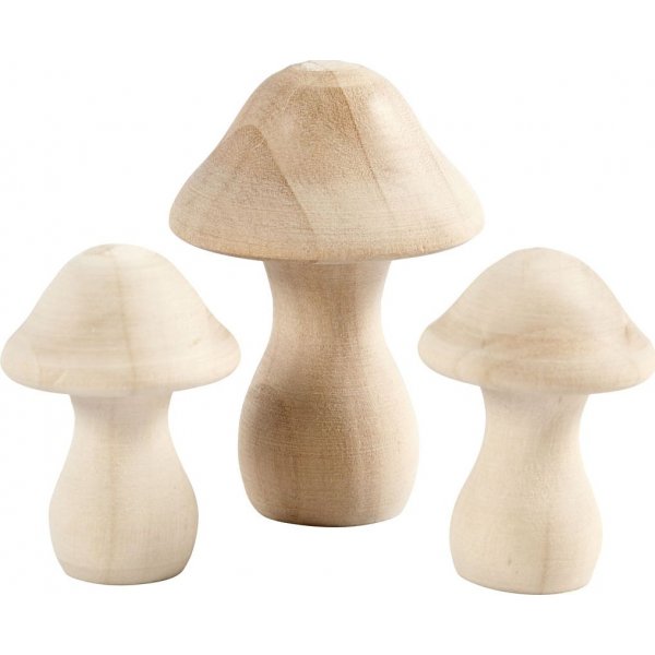 Sponzen van gedraaid hout - 3 st
