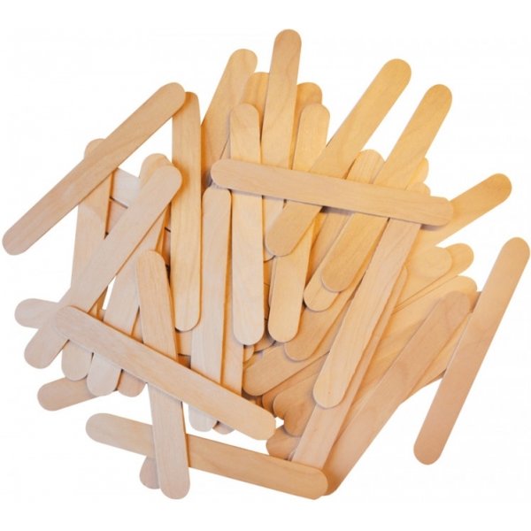 Houten knijpers 150 x 18 mm - 500 st