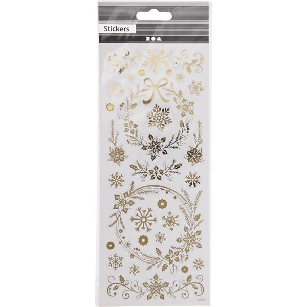 Stickers - goud - kerststerren Stickers - goud - kerststerren