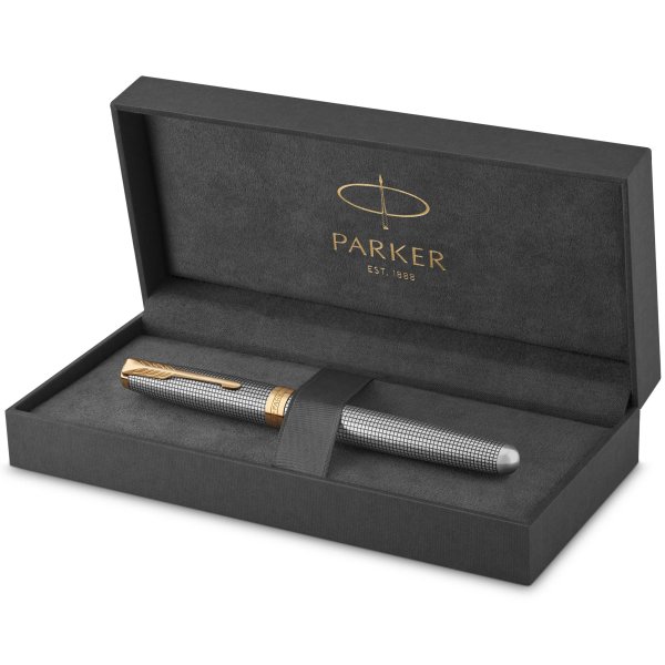 Vulpen Parker - Sonnet Chiselled Silver - GT Vulpen - Fijn