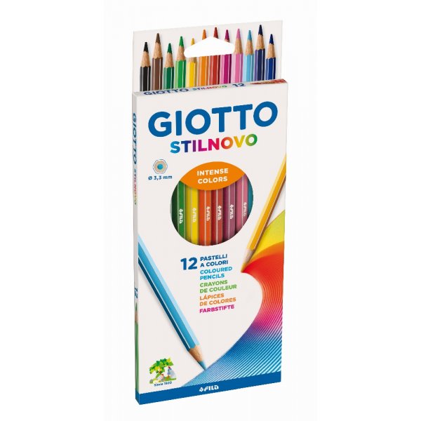Kleurpotloden Giotto Stilnovo - 12-pack