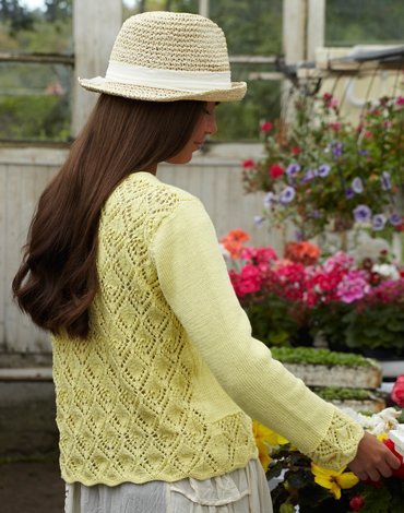 Breipatroon - Vest met kant