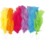 Neer op staaldraad - gemengde kleuren - 18 x 3 st