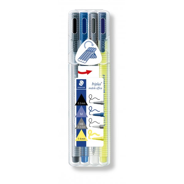 Triplus Mobiel Kantoor - 4 pennen