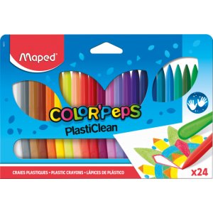 De krijtjesset - Maped - Color'Peps 24 plastic kleurpotloden