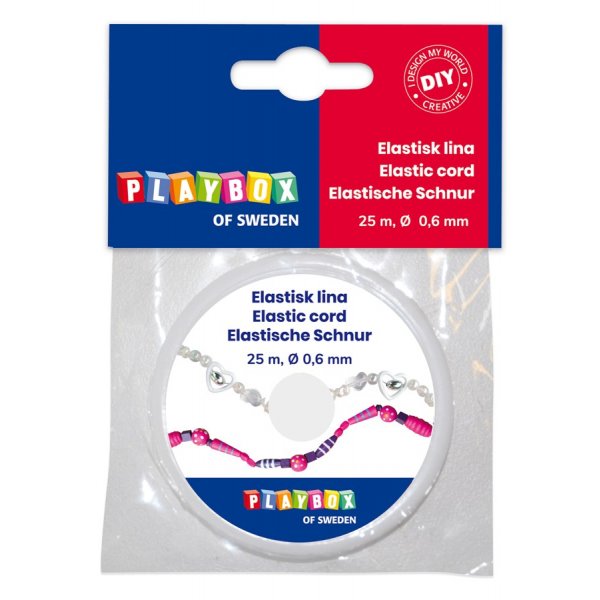 Elastisch koord 0,6 mm - Transparant - Meerdere lengtes!