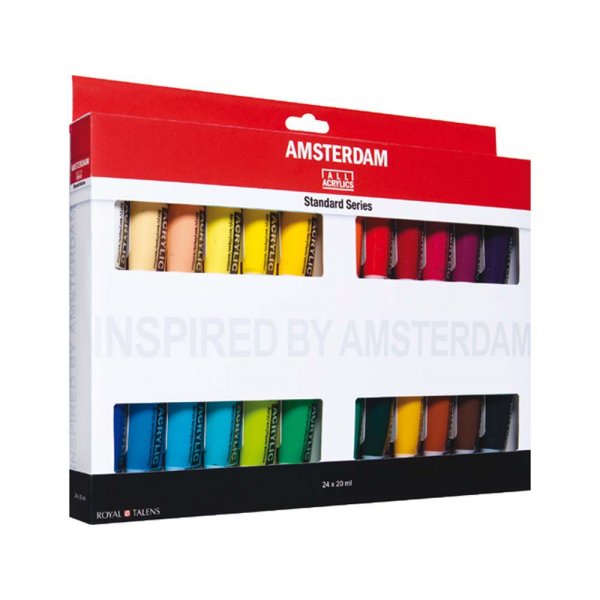 Acrylverfset Amsterdam 20 ml - 24 tubes