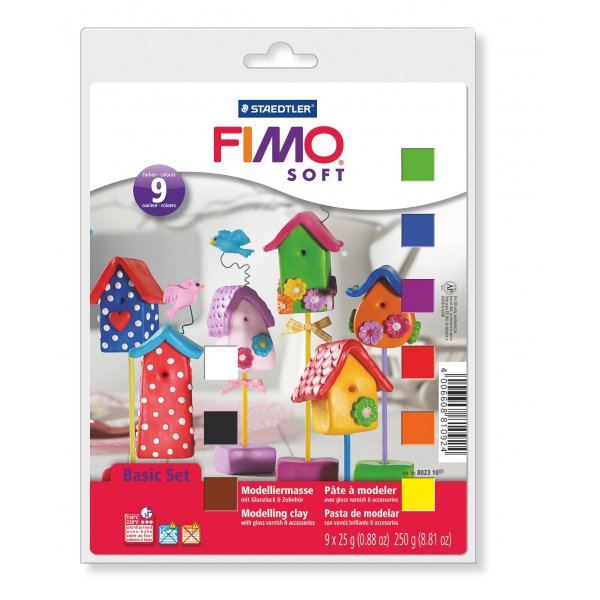 Model Fimo Soft Basic - 9x25 gram