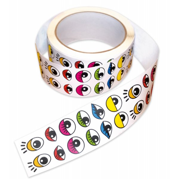 Oogstickers op rol - 2000 st