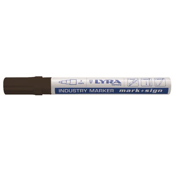 Permanente marker Mark&Sign 2-4 mm - Zwart