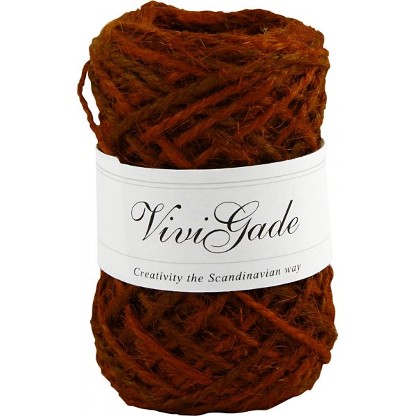 Natuurlijke hennep - rood - 30 m Natuurlijke hennep - rood - 30 m