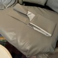 Klant imago Bekledingsstof Vinyl / Kunstleer Middelgrijs - 140 cm