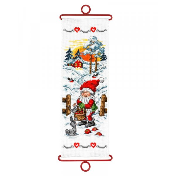Borduurpakket Minivepa - Kerstman met haas