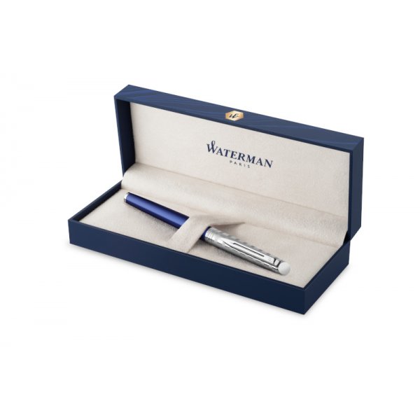 Rollerball Waterman Hmisphre Deluxe Franse Rivira - Marineblauw - Fijn
