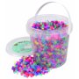 Tube kralen glittermix in emmer - 5000 st Tube kralen glittermix in emmer - 5000 st