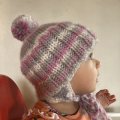 Klant imago Vikinggaren Natuurlijk garen 50g - Paars/Blauw (670)