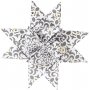 Sterstroken - goud - wit - 6,5+11,5 cm, 48 stroken