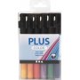 Plus Color Marker - gemengde kleuren - 18 st