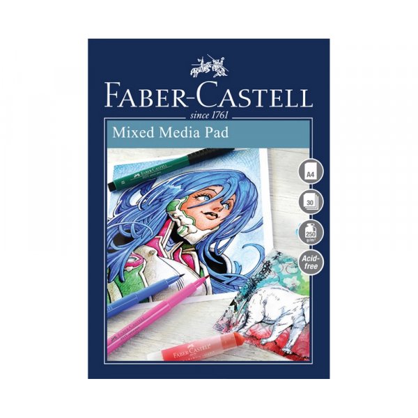 Tekenblok Faber-Castell Blok 250gr - A4