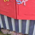 Klant imago Onbehandelde houten letters 80x5 mm - E